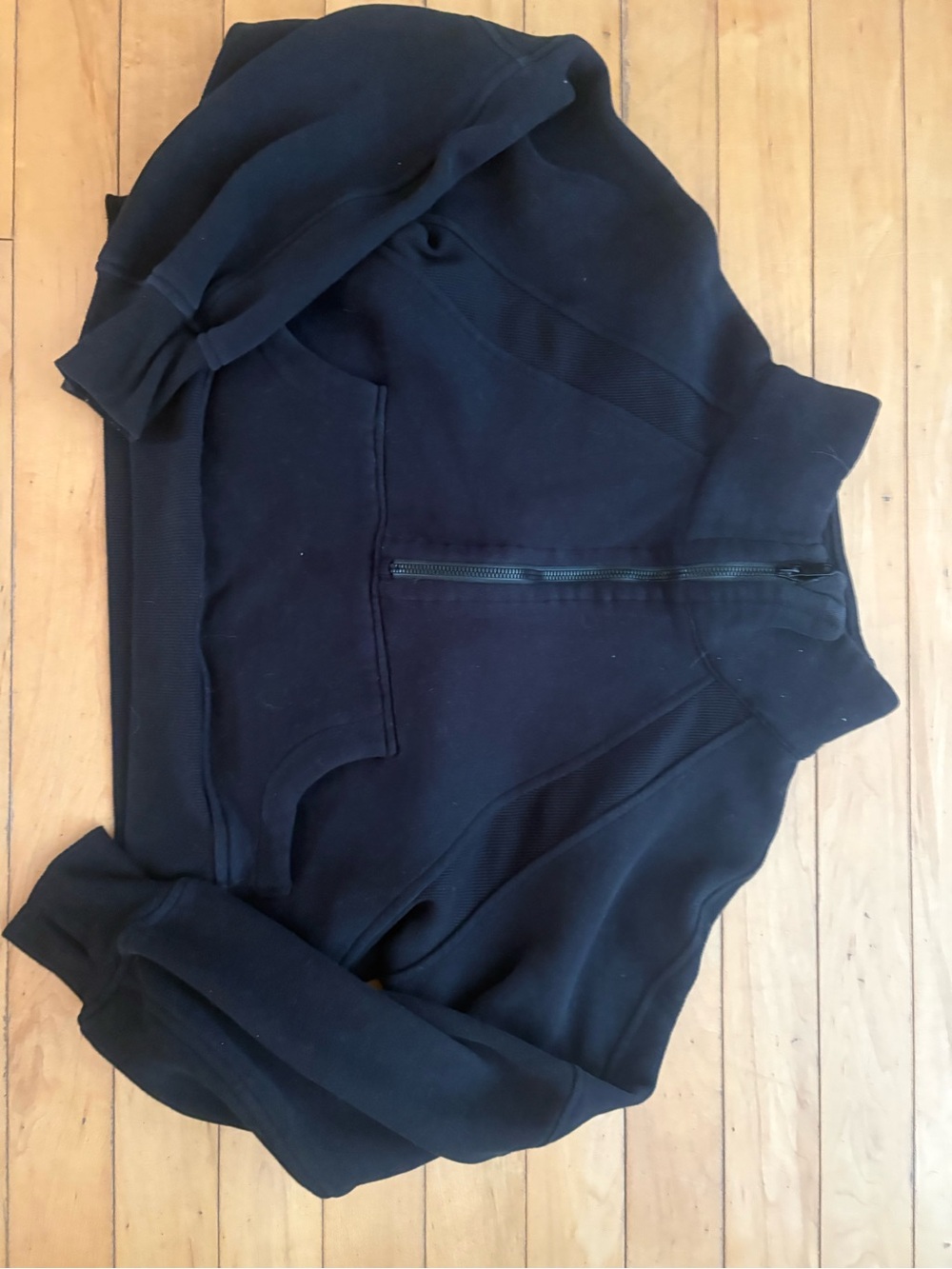 Women’s Black Zip-Front Jacket